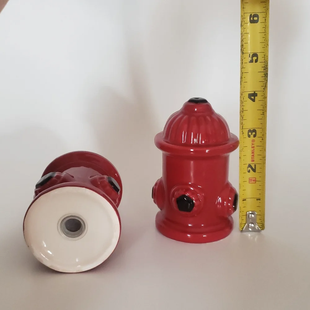 Fire Hydrant Salt and Pepper Shakers